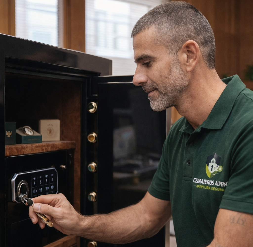 Apertura de caja fuerte en Alpens